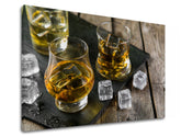 Klasszikus vászonkép motívummal: DRINK S LADOM arany-fekete árnyalatokban, kifinomult hangulat, luxus hatás, alkalmas a konyha számára | Fali kép DRINK S LADOM_068-11 – termék