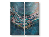 Festett falikép ABSZTRAKT 2-részes - 100x120 cm
