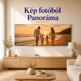 Fényképből vászonkép – panoráma, személyre szabott fotó a nappaliba falra
