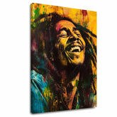 Kézzel befejezett kép Bob Marley Jamajská hviezda - részlet festmények 1