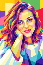 Pop art kép fotóból vászonra – Dan Johannson stílusban