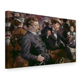 Vászonkép A sörkertben – Adolph Menzel, 3D nézet
