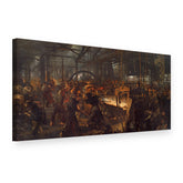 Vászonkép A vashengerde – Adolph Menzel, 3D nézet