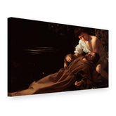 Vászonkép Assisi Szent Ferenc extázisa – Caravaggio, 3D nézet