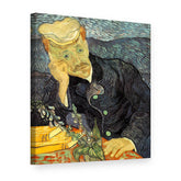 Vászonkép Dr. Gachet portréja – Vincent van Gogh, 3D nézet