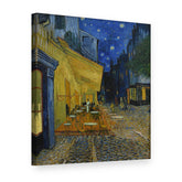 Vászonkép Éjjeli kávézó terasza – Vincent van Gogh, 3D nézet