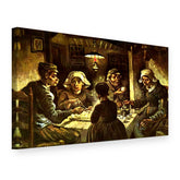 Vászonkép Krumplievők – Vincent van Gogh, 3D nézet
