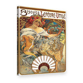 Vászonkép Lefèvre-Utile keksz – Alfons Mucha, 3D nézet