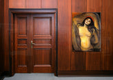 Vászonkép MADONNA - Edvard Munch - vászonkép felakasztva az enteriőrben modern nappali számára, elegáns fali dekoráció, minőségi vászonnyomat