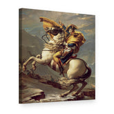 Vászonkép Napóleon átkel az Alpokon – Jacques-Louis David, 3D nézet