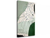 Modern vászonkép motívummal: RASTLINY 013, természet bézs-zöld árnyalatokban, nyugodt hangulat, természet, alkalmas a nappali számára | Vászonkép RASTLINY 013 – termék