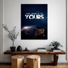 Vászonkép The World Is Yours - Inšpiratívna Dekoráció - kép 2