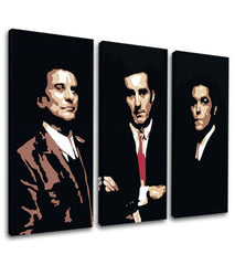 Modern vászonkép motívummal: Goodfellas - Najlepšie mafiánske roly fekete-bézs árnyalatokban, dicsőség | Legnagyobb mafiáni na vásznon Goodfellas - Najlepšie mafiánske roly – termék, nézet 2