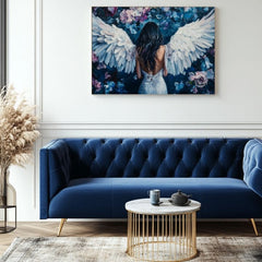 angyalok festménye művészeti műteremben – Papilora Premium Art.
