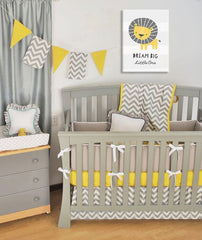 Modern kép motívummal: GYEREKEKNEK, oroszlán, gyermek motívum fehér-szürke árnyalatokban | Fali kép GYEREKEKNEK, gyermekkor és növekedés és fejlődés – előnézet