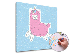 malovanie-podla-cisel-pink-lama-single-cut-nizka-narocnost-XONKID085E1.jpg