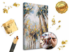 Festés számok szerint PREMIUM GOLD – A fák között