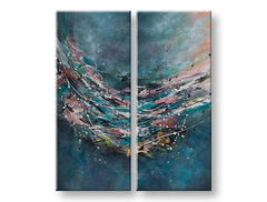 Festett falikép ABSZTRAKT 2-részes - 100x120 cm