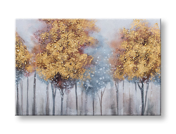 Kézzel festett kép falra FÁK 90x60 cm – vászon 3D perspektívája fa kereten | 100% eredeti | akril vásznon ARTMIE | Papilora.sk