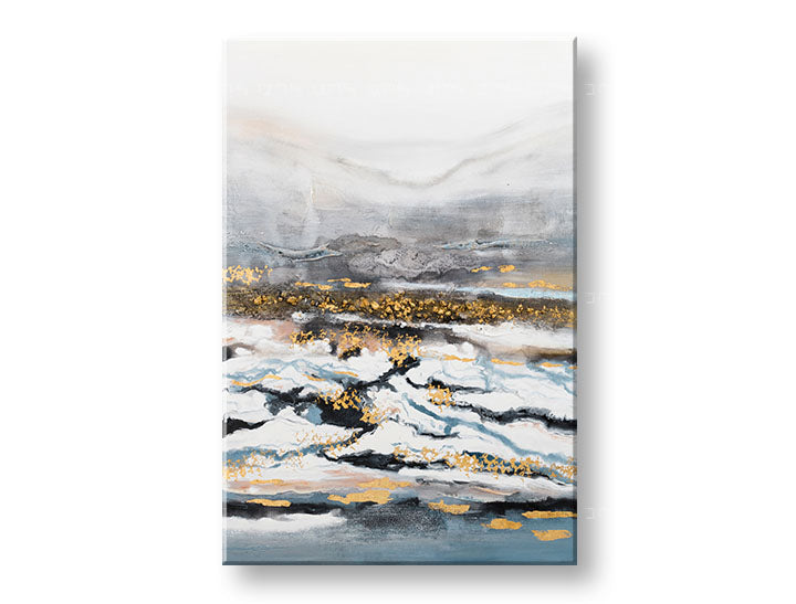 Kézzel festett kép falra TERMÉSZET 60x90 cm – 3D perspektíva vászonkép fa kereten | 100% eredeti | akril vásznon ARTMIE | Papilora.sk