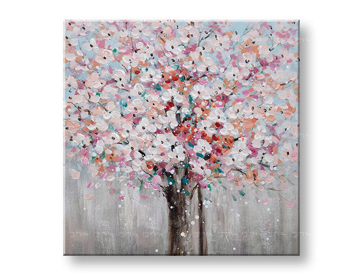 Kézzel festett falikép FA 60x60 cm – 3D perspektíva vászon fa kereten | 100% eredeti | akril vásznon ARTMIE | Papilora.sk