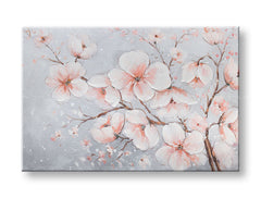 Kézzel festett kép falra VIRÁGOK 90x60 cm – 3D perspektíva vászonkép fa kereten | 100% eredeti | akril vászonra ARTMIE | Papilora.sk