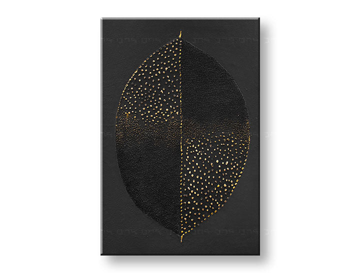 Kézzel festett falikép LIST 60x90 cm – 3D perspektíva vászon fa kereten | 100% eredeti | akril vászonra ARTMIE | Papilora.sk
