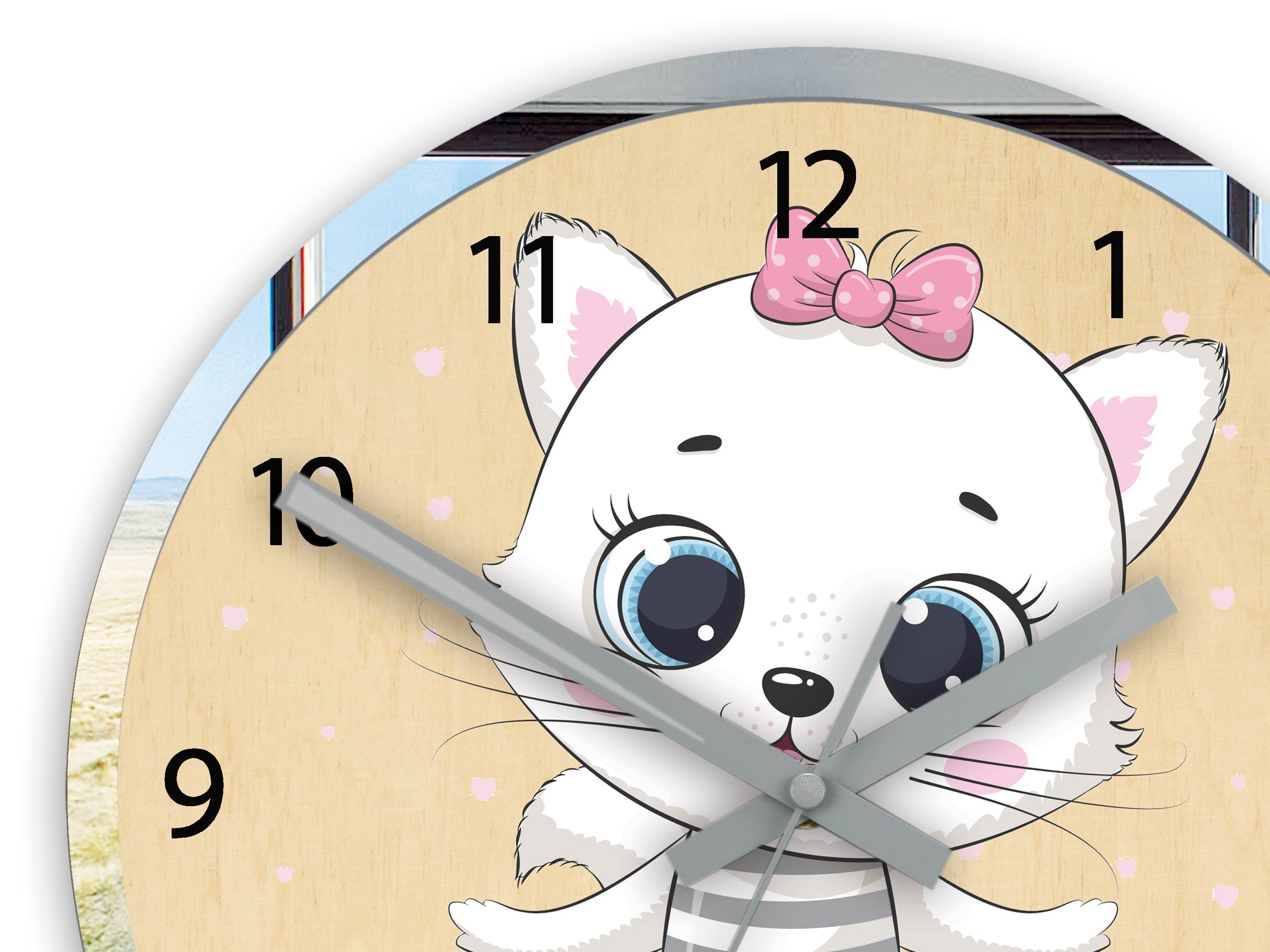 Gyermek falióra Cat Ballerina - kép 2