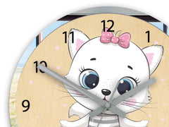 Gyermek falióra Cat Ballerina - kép 2
