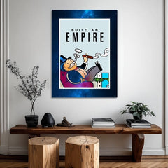 Vászonkép Build an Empire - Vállalkozó Citát - kép 3