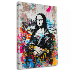 Kép Graffiti Mona na vásznon - kép 3
