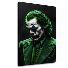 Modern vászonkép motívummal: Joker: Zrodenie šialenstva fekete árnyalatokban, filmvilág | Kép Joker: Zrodenie šialenstva – fő