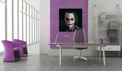 Kézzel festett vászonkép motívummal: JOKER fekete árnyalatokban, filmvilág | Kézzel festett POP Art kép JOKER – fő