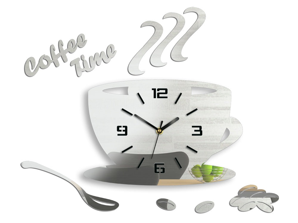 Modern falióra COFFE TIME 3D MIRROR HMCNH045-mirror