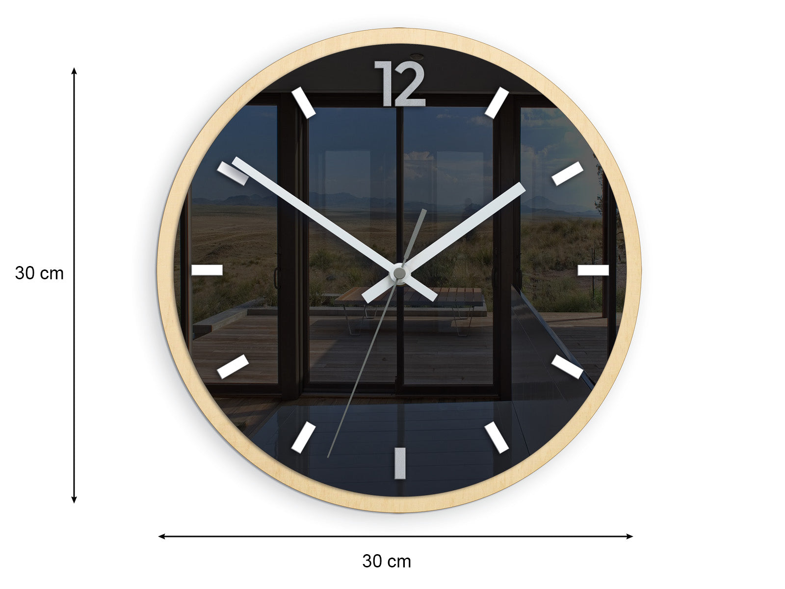 Modern falióra Grafit Sivá - kép 5