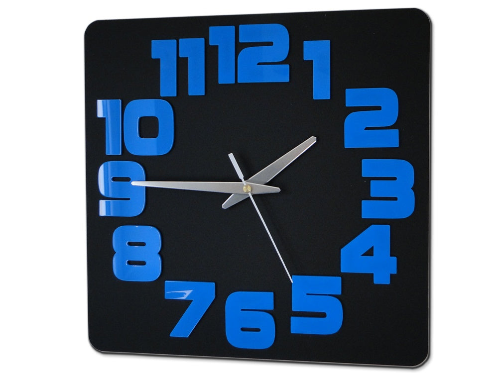 Modern falióra LOGIC BLACK-BLUE blackblue - fő kép