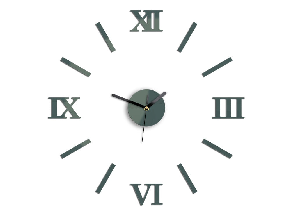 Modern falióra NUMBER gray - fő kép