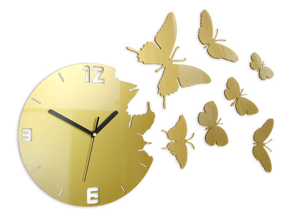 Modern falióra MOTÝLE GOLD gold - fő kép
