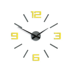 Modern falióra SILVER XL GREY-YELLOW greyyellow - fő kép
