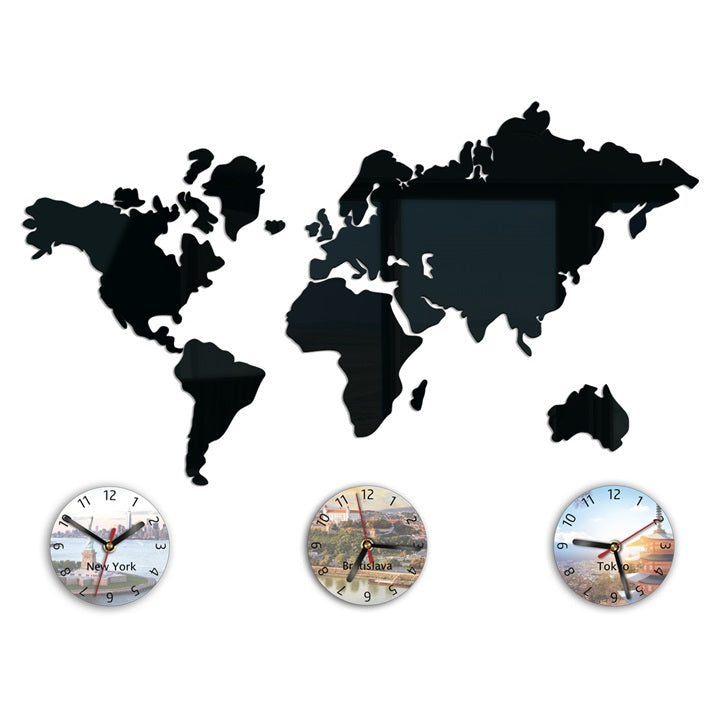 Modern falióra WORLD MAP - kép 2