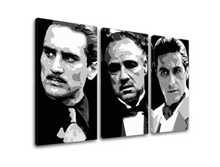 Modern kép motívummal: The Godfather fekete-fehér árnyalatokban | Legnagyobb MAFIÁNI na vásznon - The Godfather, erő és hatalom és család – előnézet