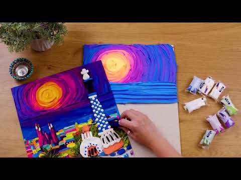 OKTO Kreatív 3D készlet "Guell park Barcelonában" 30 x 40 cm