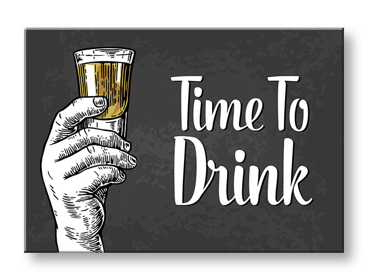 Vintage vászonkép motívummal: gyermek motívum fehér-arany árnyalatokban | Fali kép s textom Time to drink, fali dekoráció – fő