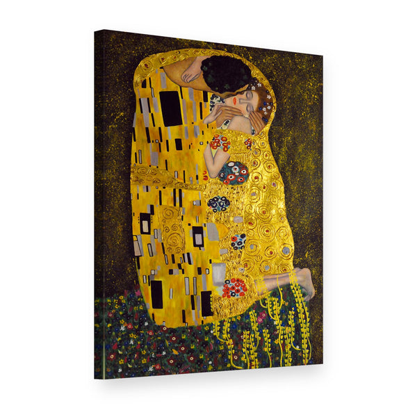 Vászonkép: A csók – Gustav Klimt