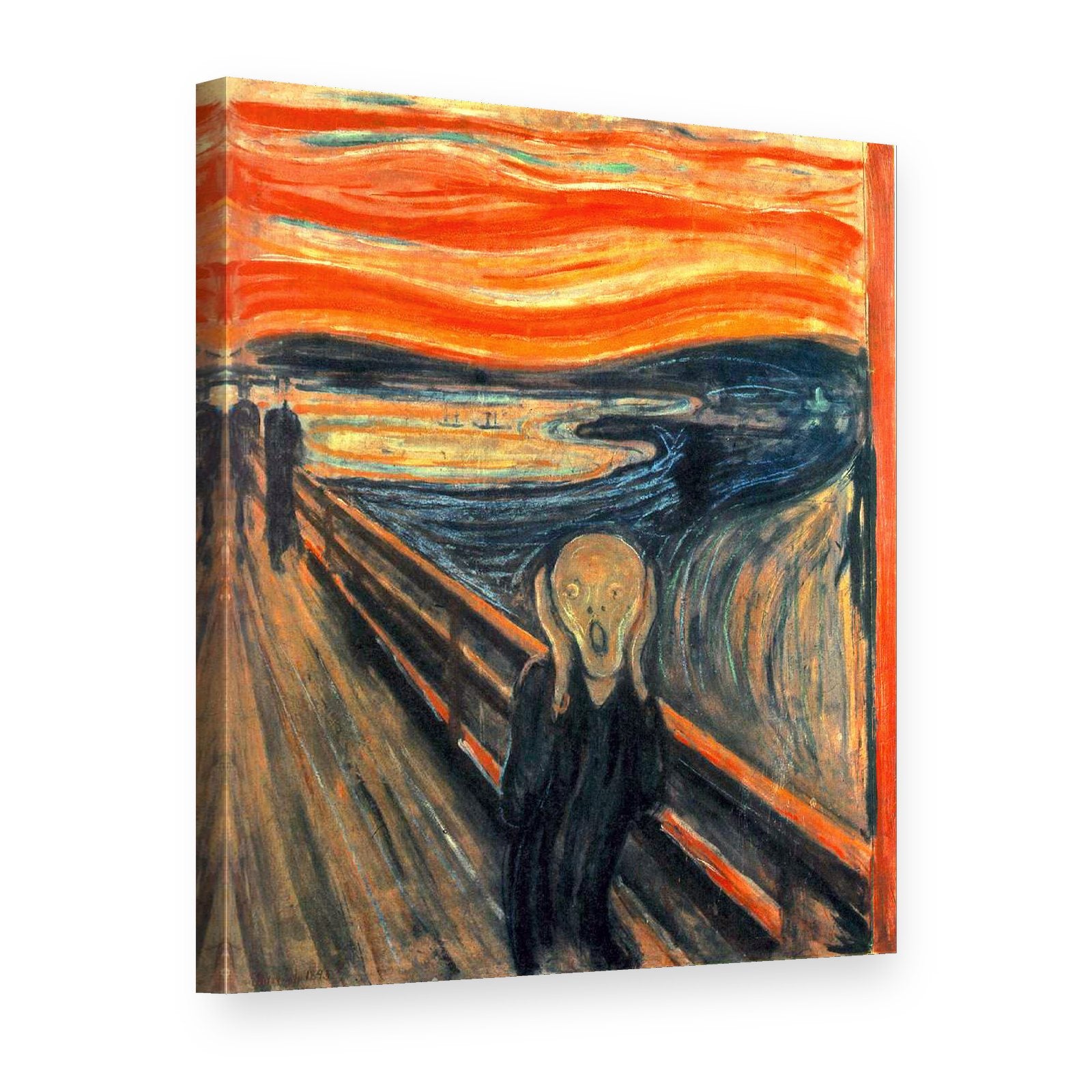 Vászonkép A sikoly – Edvard Munch, 3D nézet