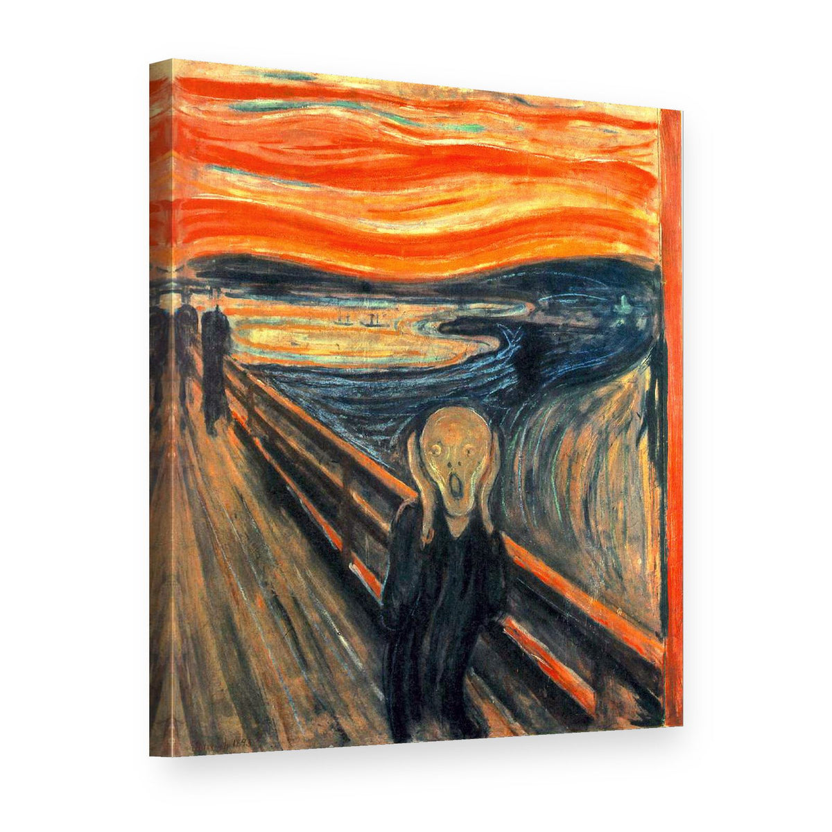 Vászonkép A sikoly – Edvard Munch, 3D nézet
