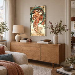 Vászonkép A tánc – Alfons Mucha a nappaliban