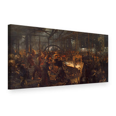 Vászonkép A vashengerde – Adolph Menzel, 3D nézet