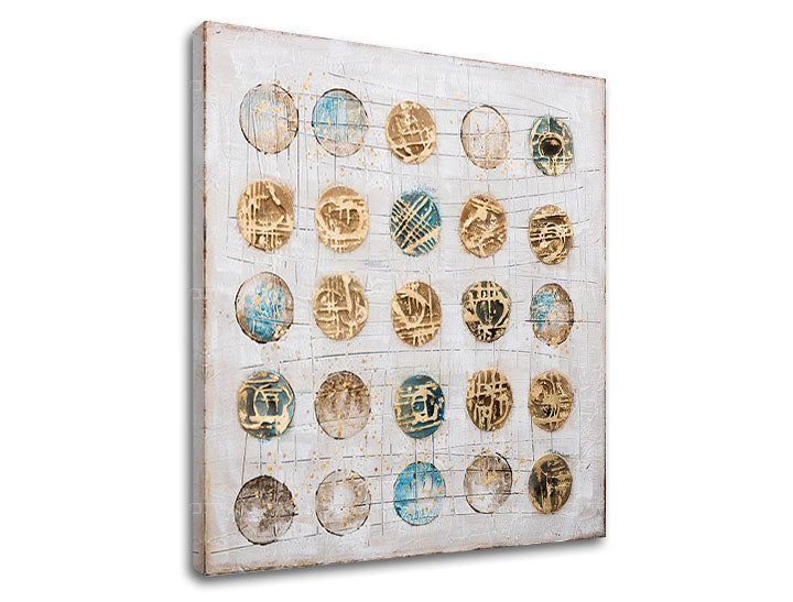 Geometrikus vászonkép motívummal: ABSZTRAKT 1 részes XOBCHAB022 fehér-barna árnyalatokban, nyugodt hangulat, alkalmas a nappali számára | Vászonkép ABSZTRAKT 1 részes XOBCHAB022 – termék