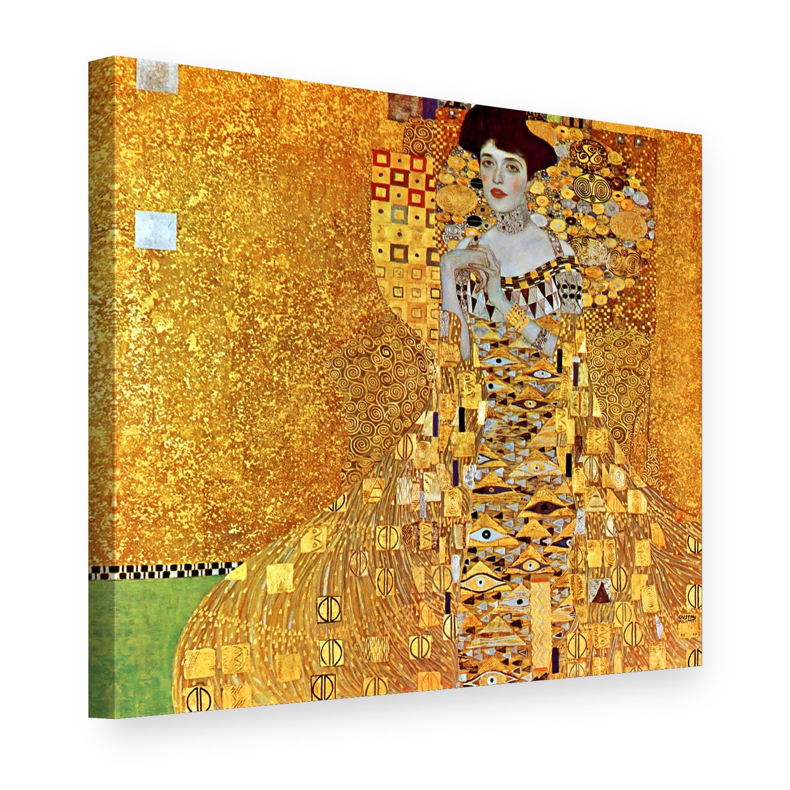Vászonkép Adele Bloch-Bauer I. portréja – Gustav Klimt, 3D nézet